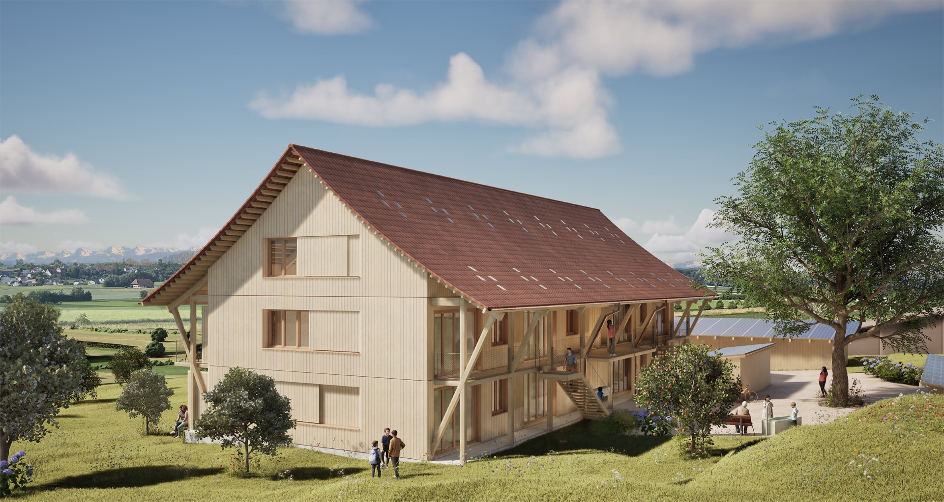 Brombeerihus Rendering VERVE Architekten GmbH SIA